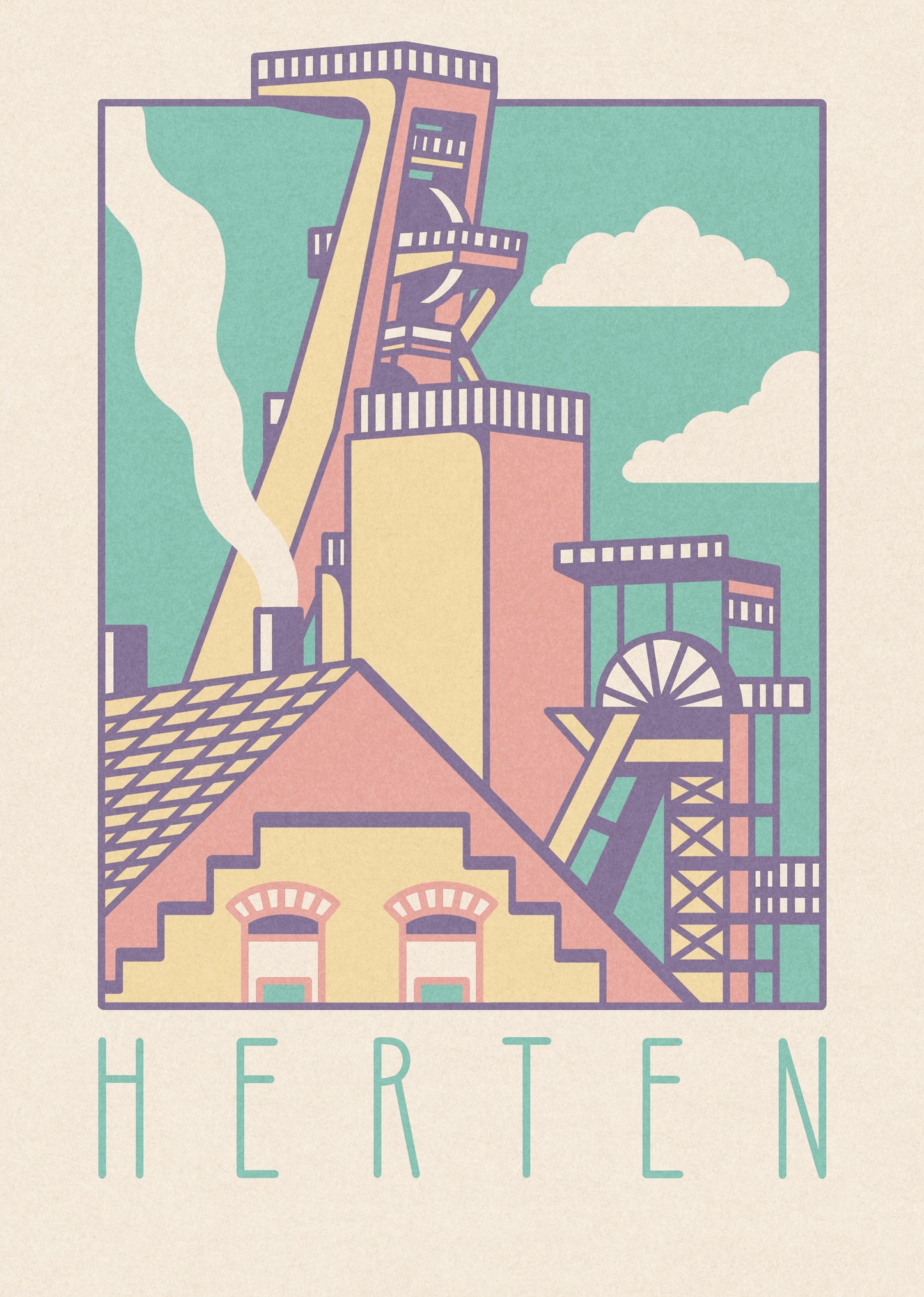 City Print Herten - Pastell
