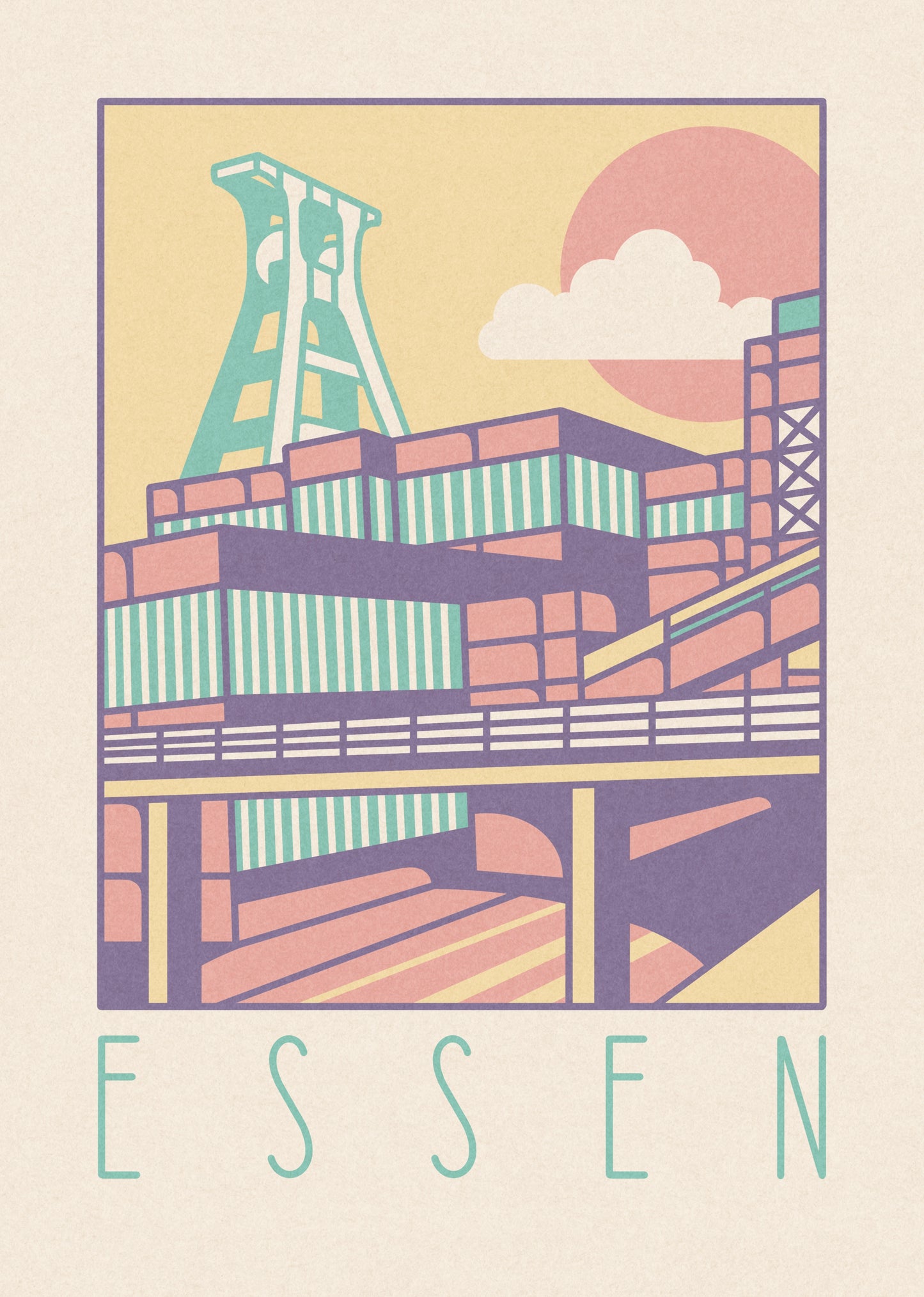 City Print Essen - Pastell