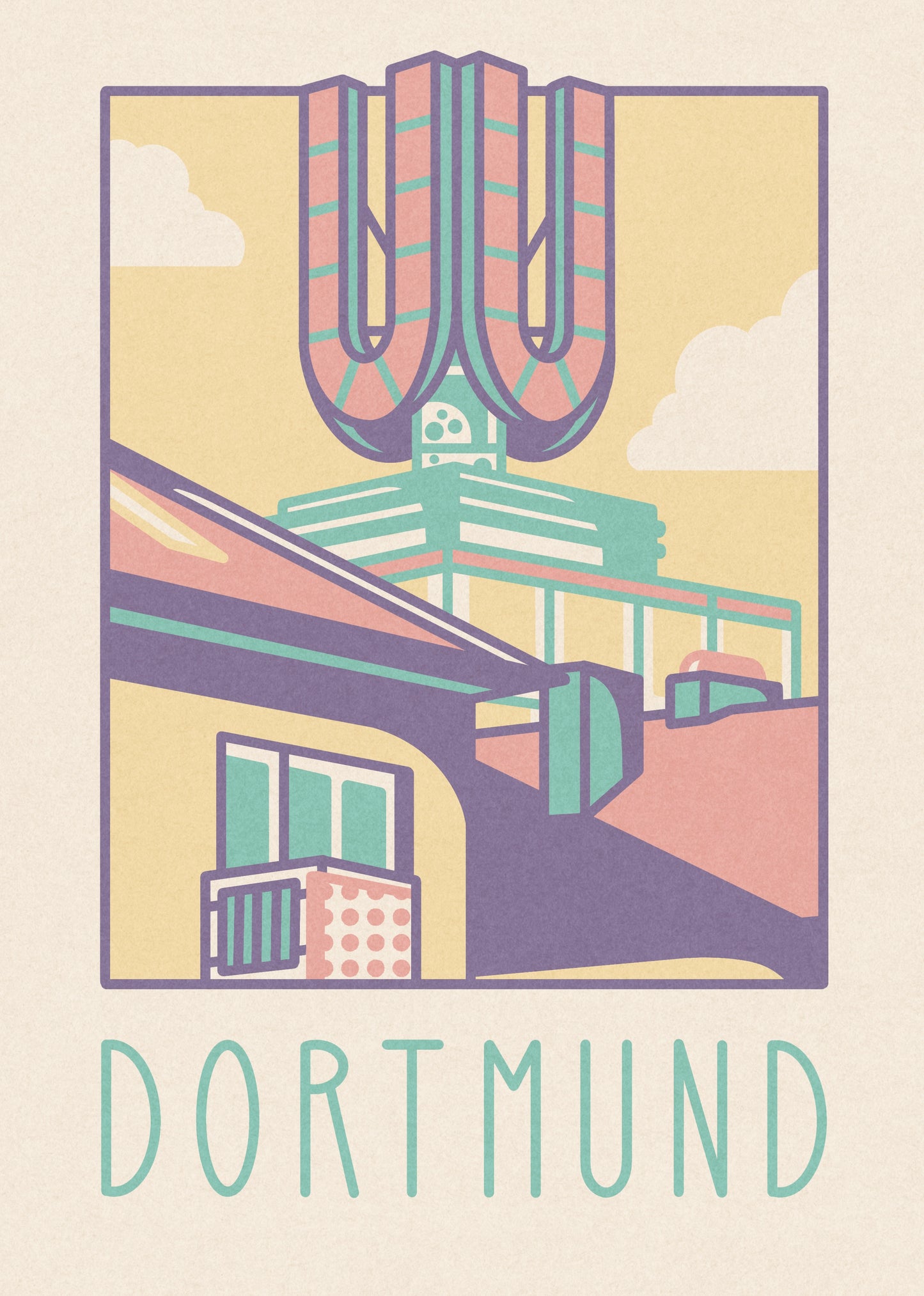 City Print Dortmund - Pastell
