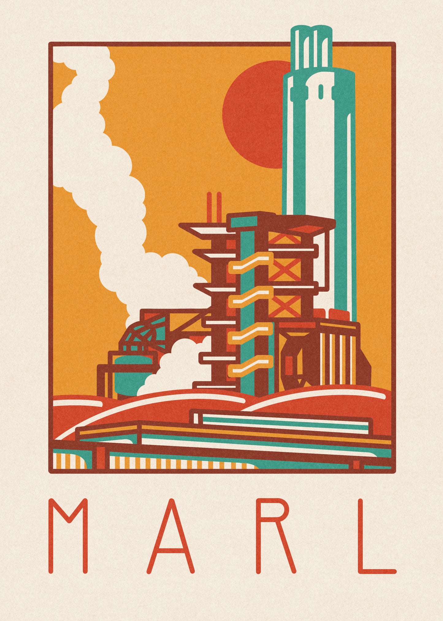 City Print Marl - Vintage