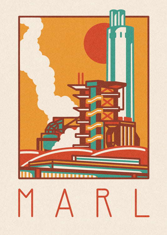 City Print Marl - Vintage
