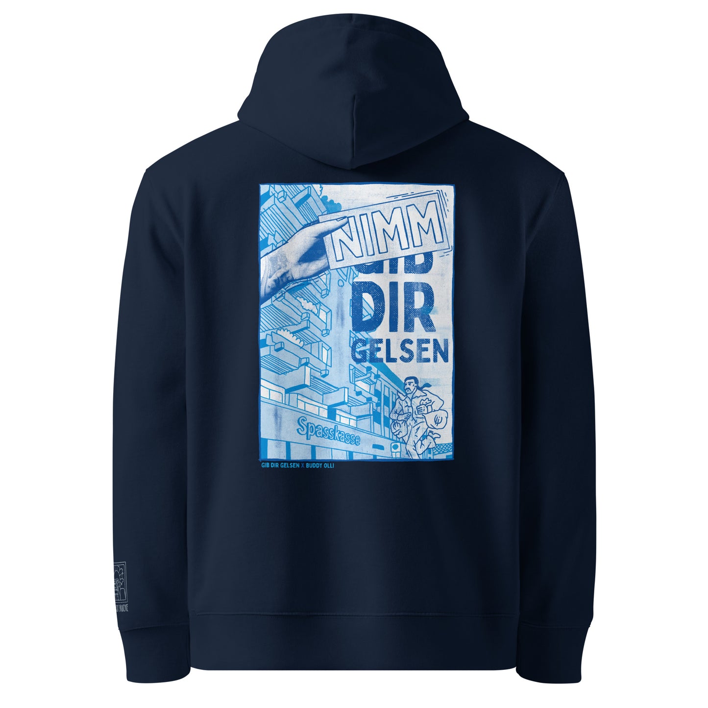 Sparkassenraub Gelsenkirchen Hoodie – Design von Buddy Olli