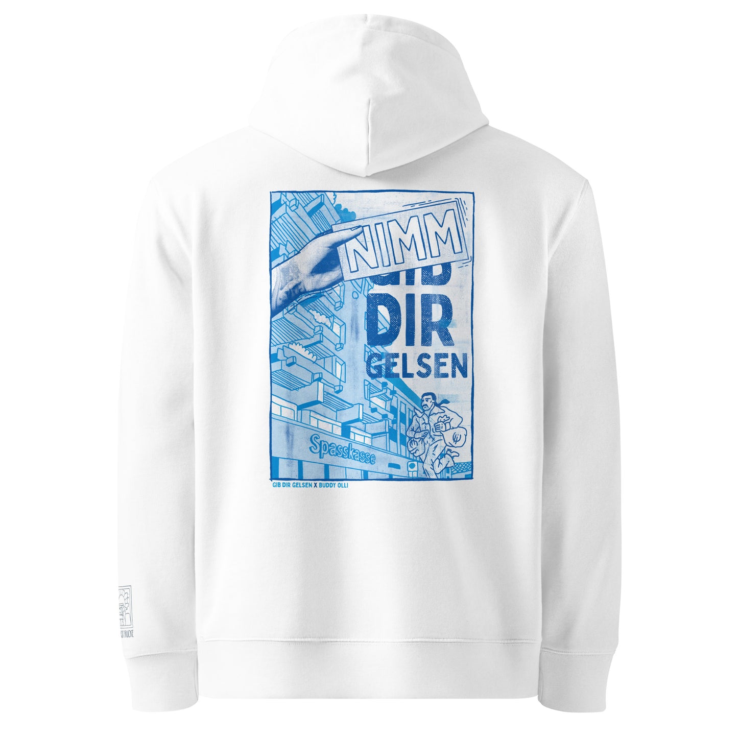Sparkassenraub Gelsenkirchen Hoodie - Design von Buddy Olli